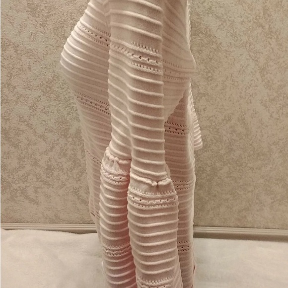 White House Black Marketlol Light Pink Textured Blouse - Picture 7 of 12